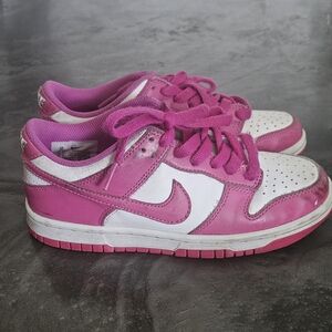 Nike Pink and White Sneakers